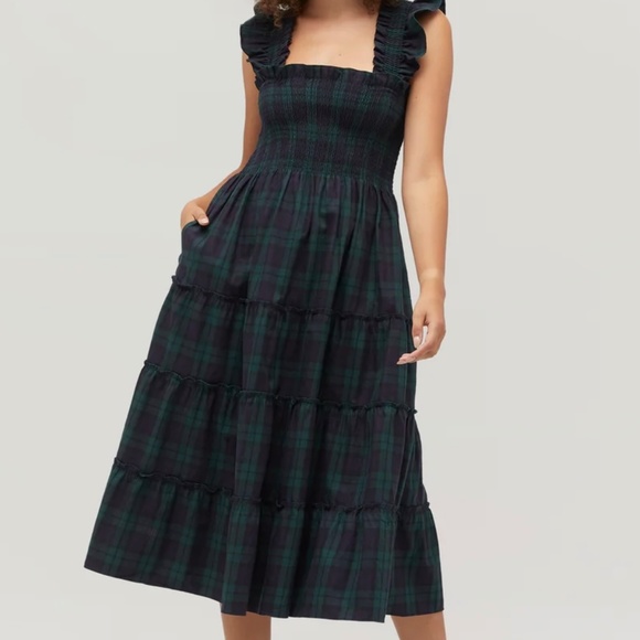 Hill House Ellie Nap Dress - NWT Blackwatch Tartan - Picture 2 of 3